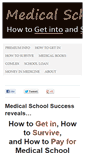 Mobile Screenshot of medicalschoolsuccess.com